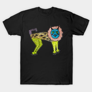 Magic lion.Funny animal.Ukrainian folk art T-Shirt